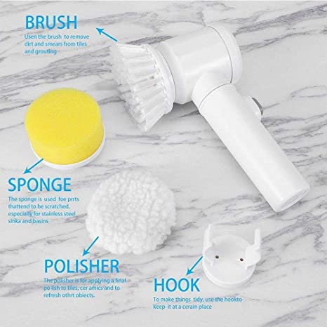 Multi-Functional 3-in-1 Electric Cleaning Brush